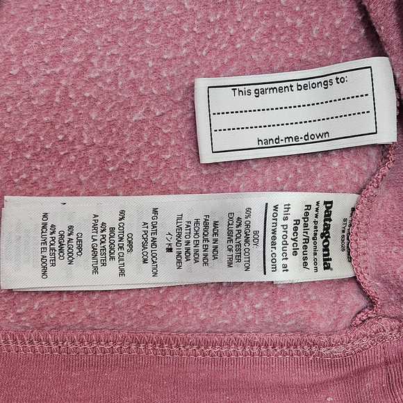 Patagonia Kids Lightweight Graphic Hoody Sweatshirt XL Ridge Rise Stripe - Picture 6 of 10